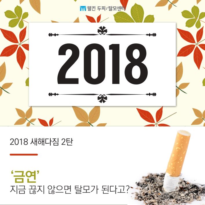 2018 새해다짐 2탄 금연